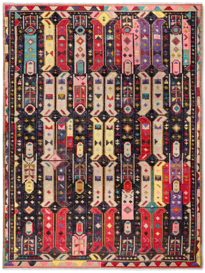 سجادة «فلات ويف» يدوية الصنع | المقاس: 183 × 274 cm