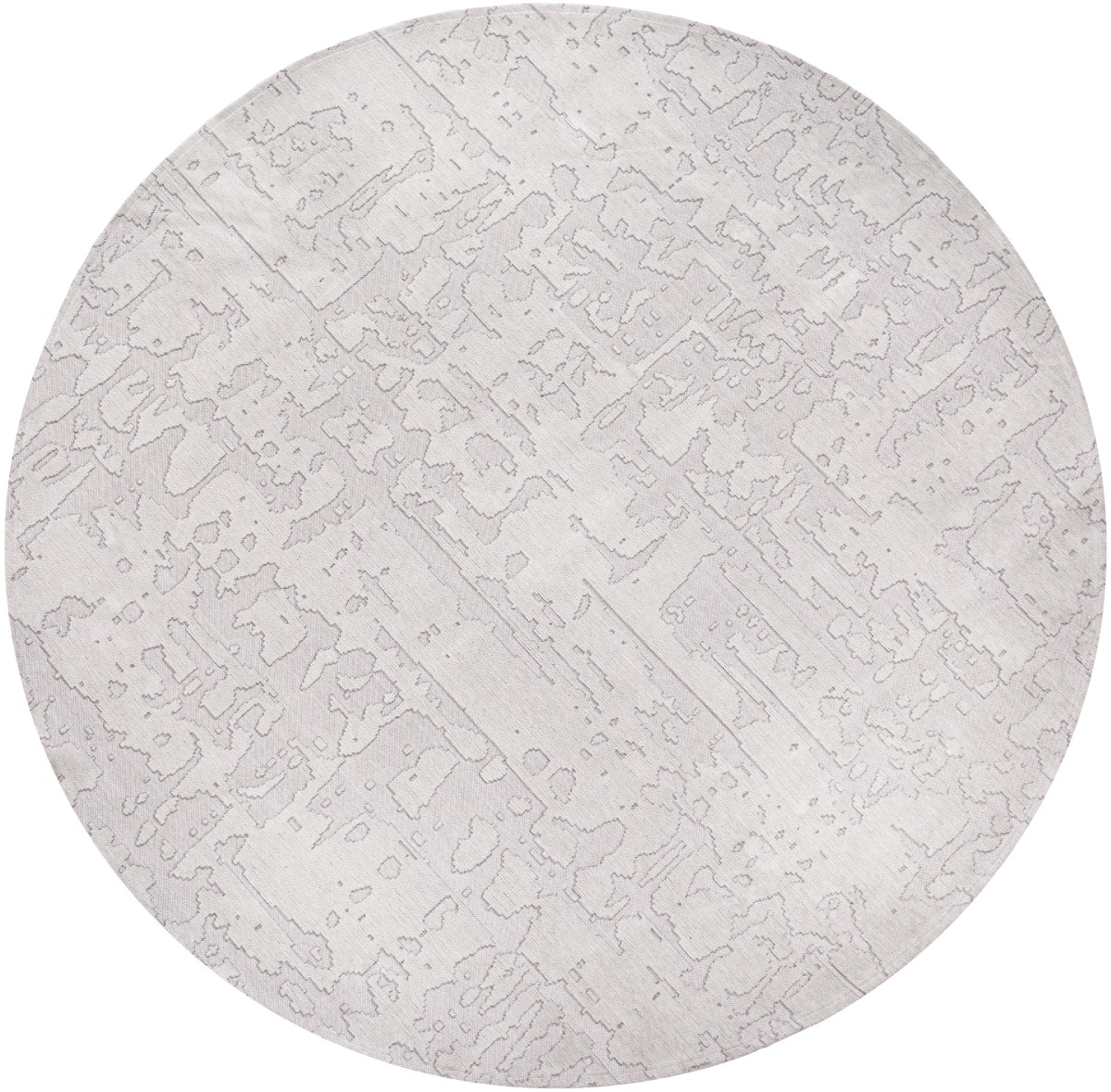 Tsingy Oyster Round Rug | Size: Ø 240 cm