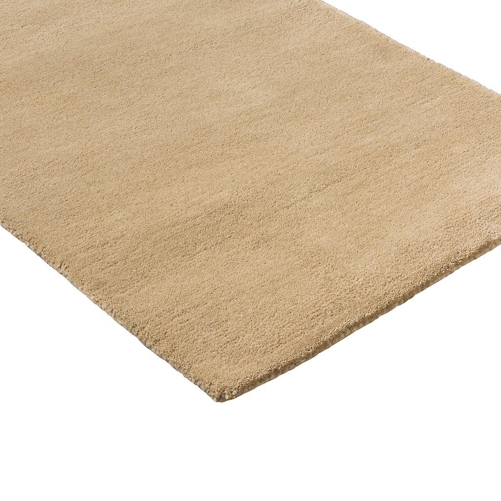 Flower Placement Pumpkin Ecru Premium Rug
