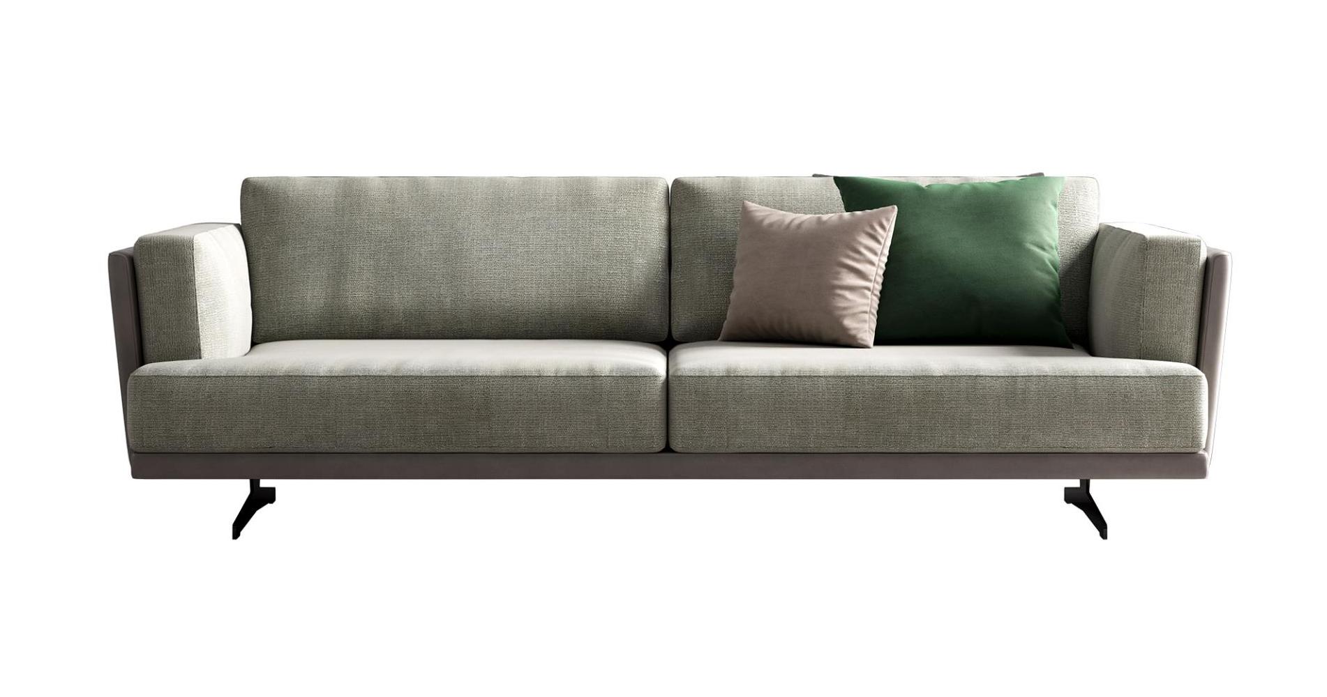 Fabric & Leather Sofa 255