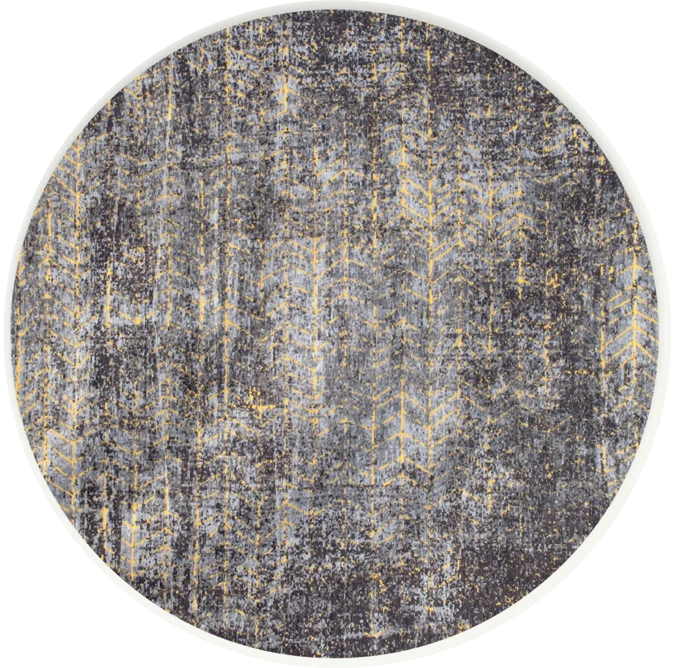 Broadway Glitter Round Rug | Size: Ø 140 cm