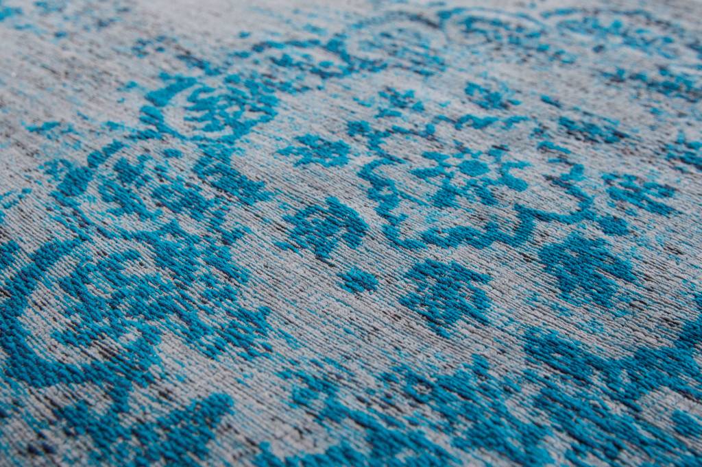 Vintage Style Grey Turquoise Rug | Size: 200 × 280 cm