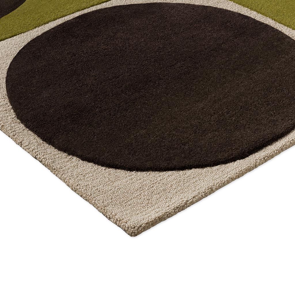 Spot Square Walnut Lichen Premium Rug
