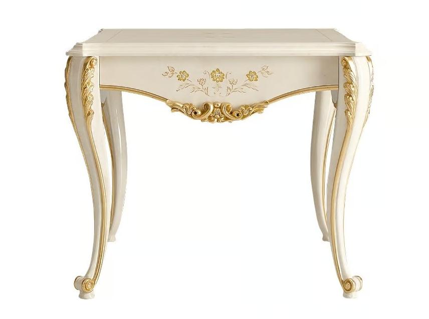 Ivory & Gold Side Table