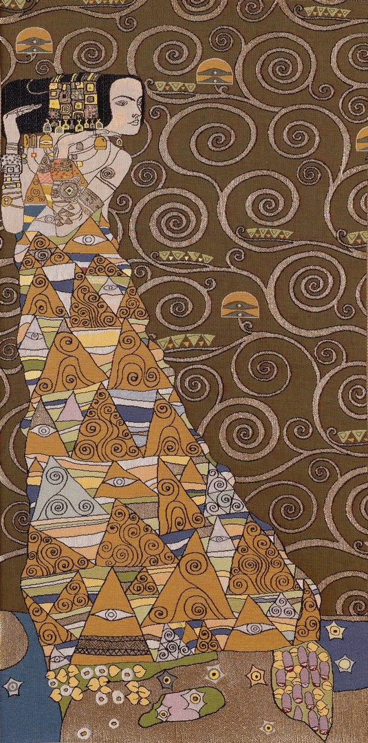 The Lady from Klimt Tapestry | Size: 50 × 100 cm