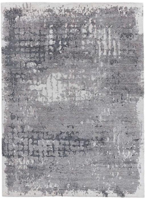 Bamboo Silk Abstract Rug