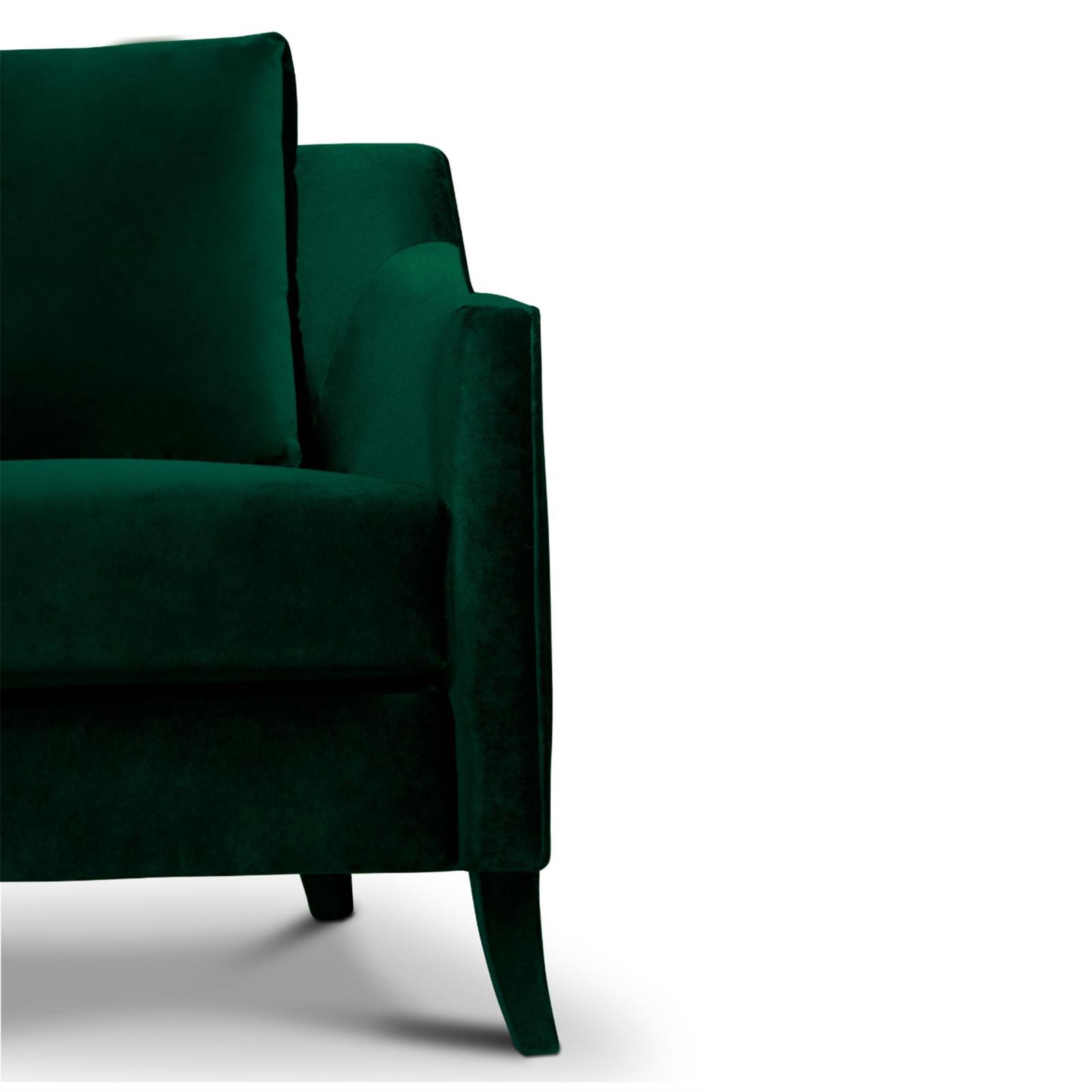 Plush Velvet Armchair