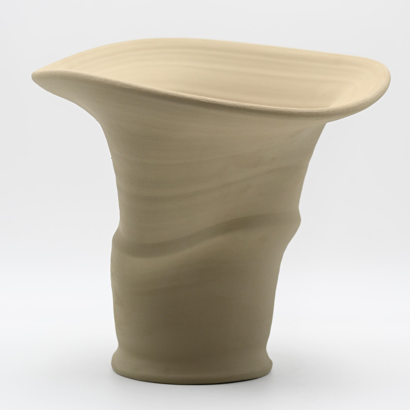 Beige Sculptured Vase