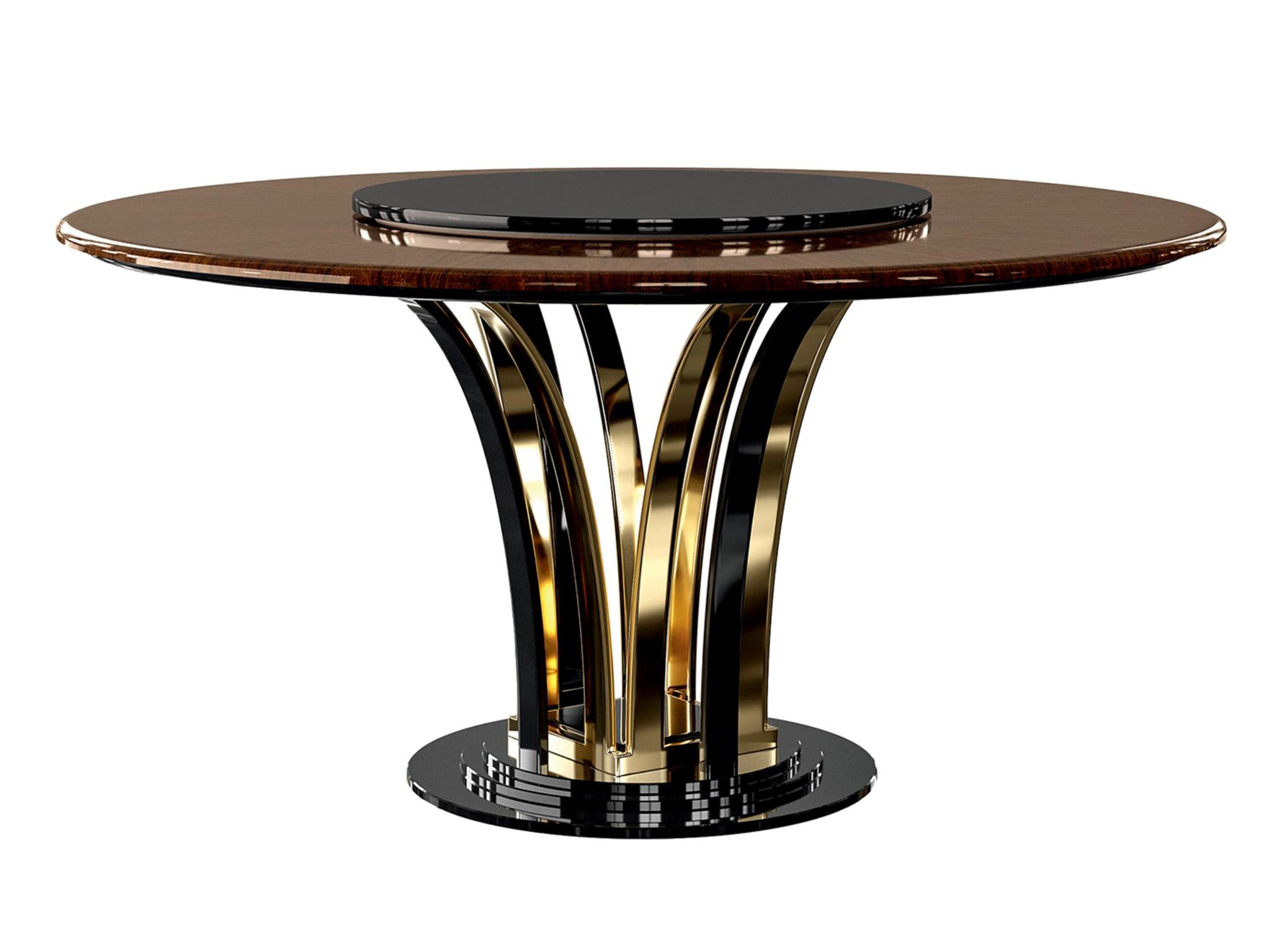 Dilan Glam Round Table | Configuration: Without Lazy Susan
