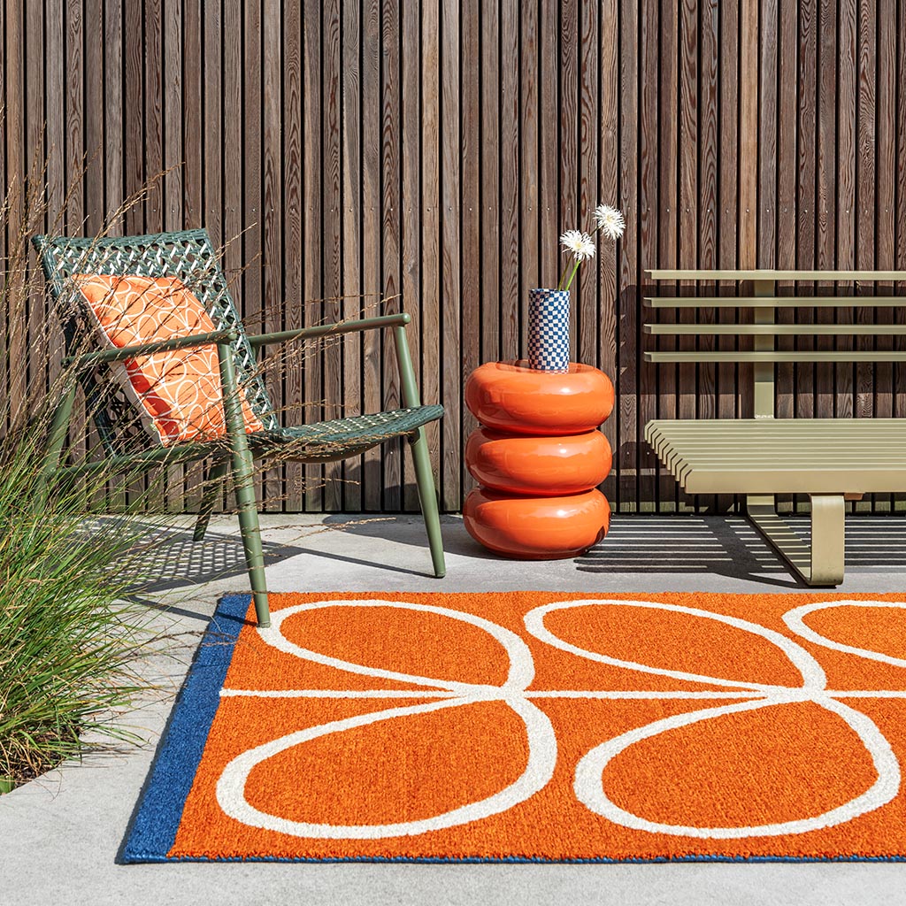 Linear Stem Outdoor Rug