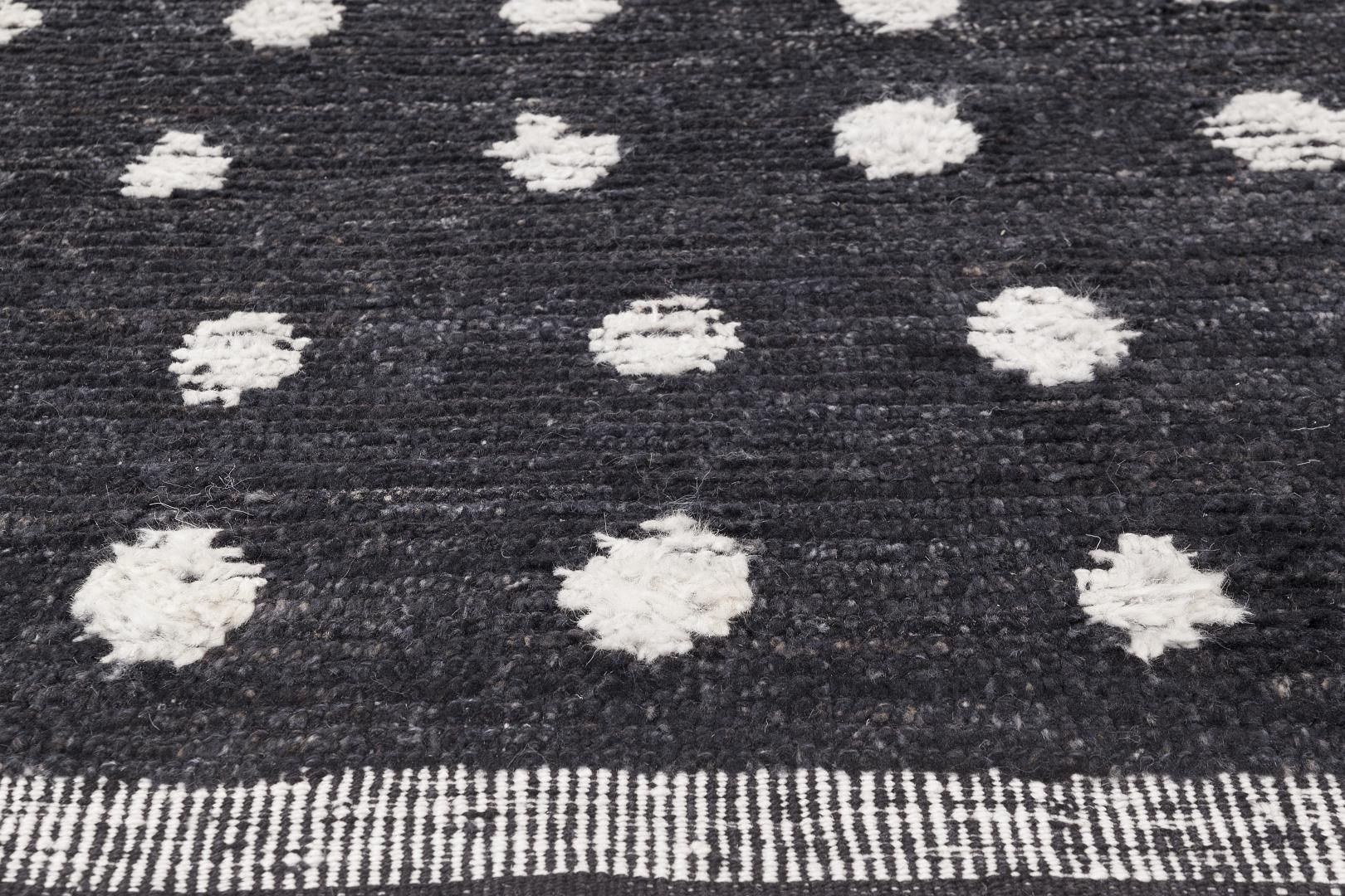 Dots Black & White Rug
