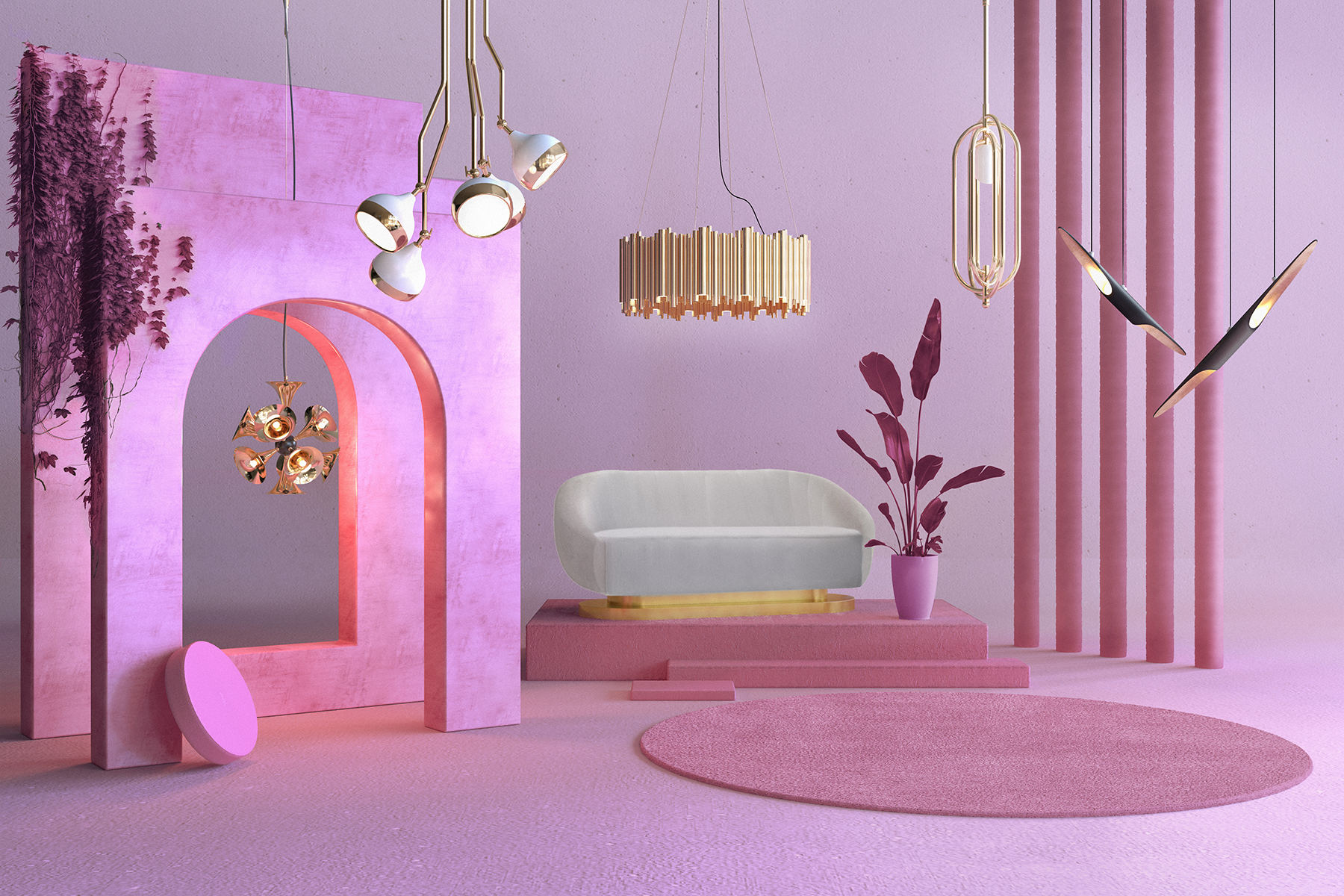 Deep-Tone Suspension Lamp - 11