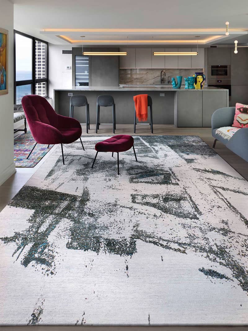 Green Rust Rug | Size: 183 × 274 cm