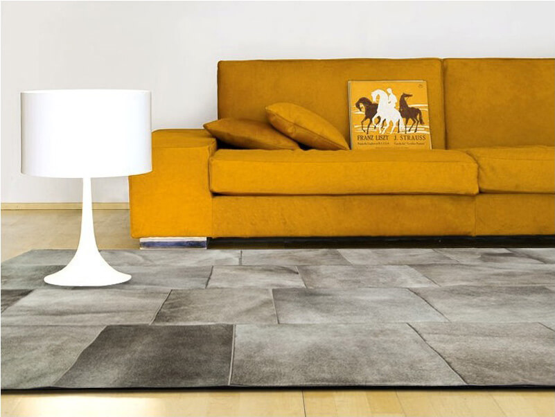 Grey Elephant Cowhide Rug | Size: 200 × 290 cm