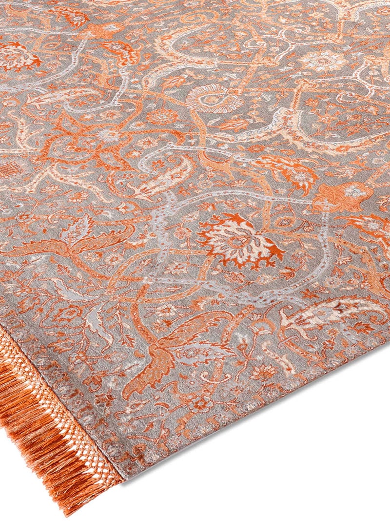 Heriz Copper Rug
