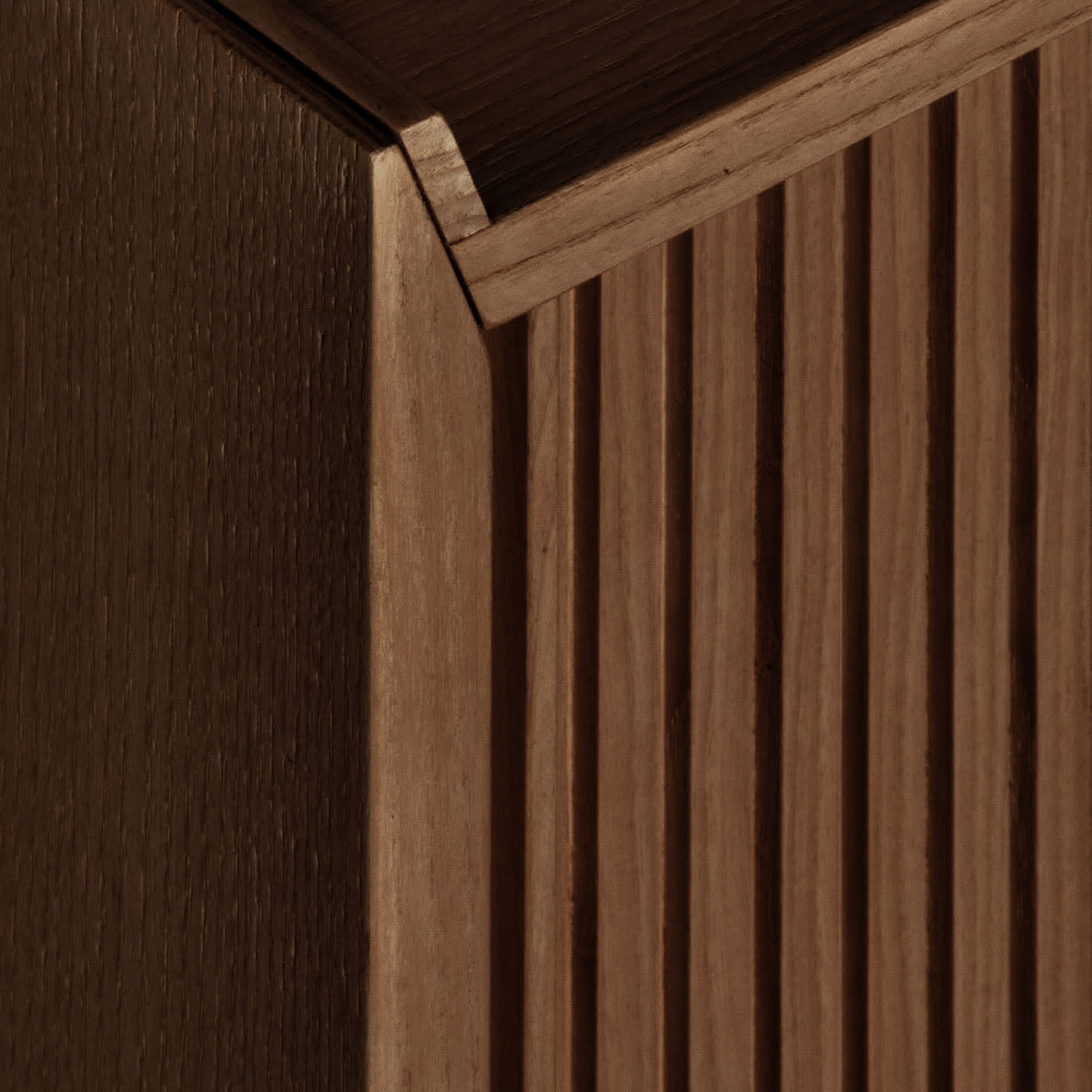 Sipario Brown 3-Doors Sideboard | Dimensions: Height 78 cm