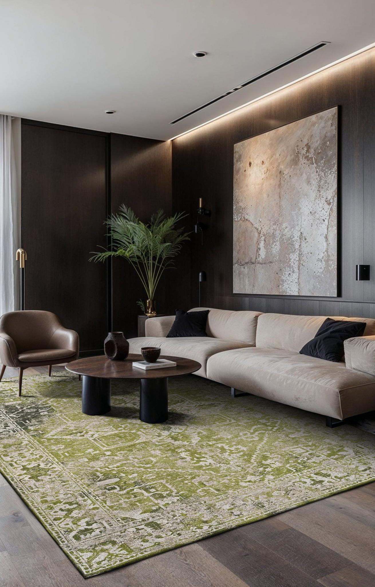 Olive Wood Rug | Size: 280 × 390 cm