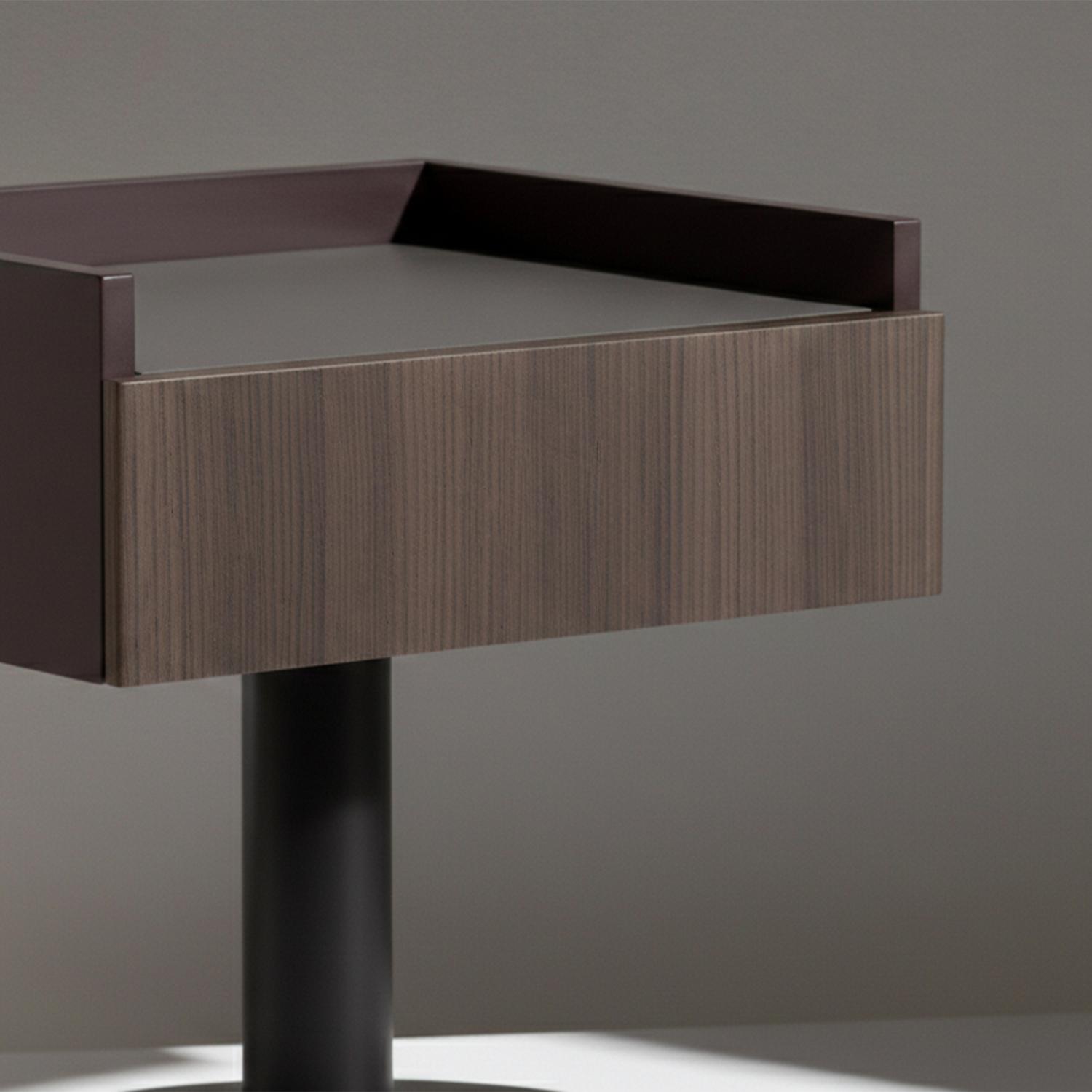 Roger Pedestal Nightstand Italian Design