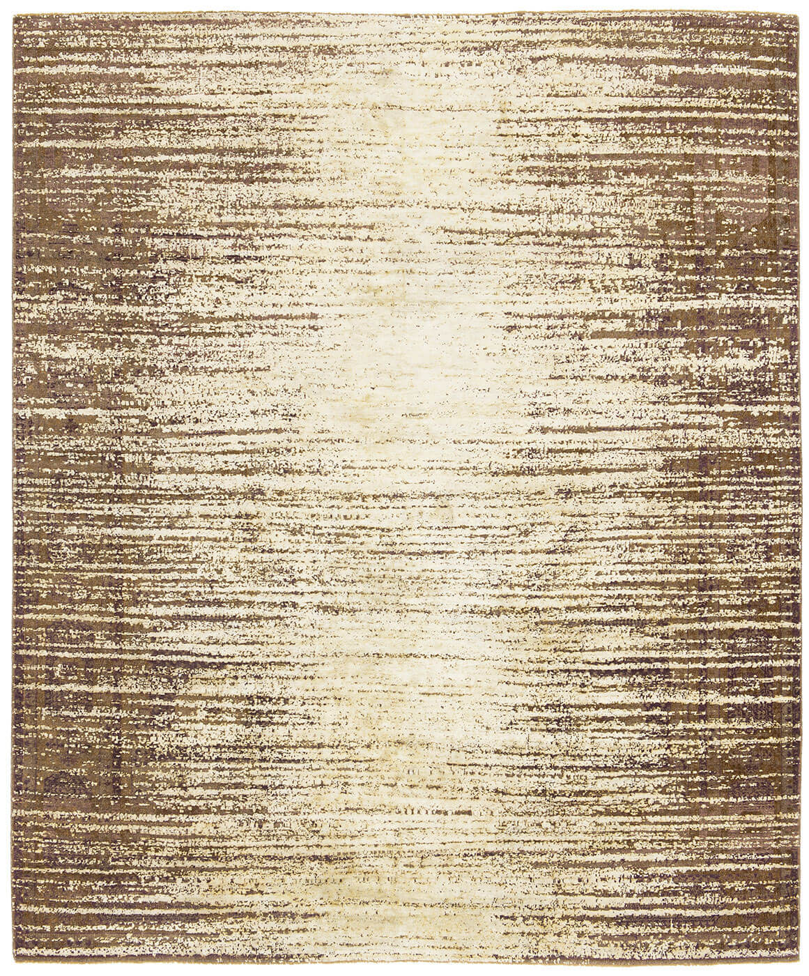 Mamluk Temple Stomped Reverse Silk Rug