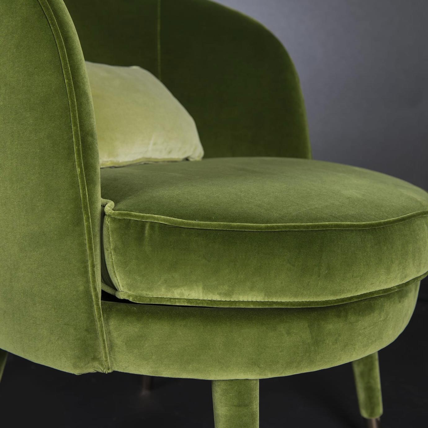 Vivien Olive Italian Armchair