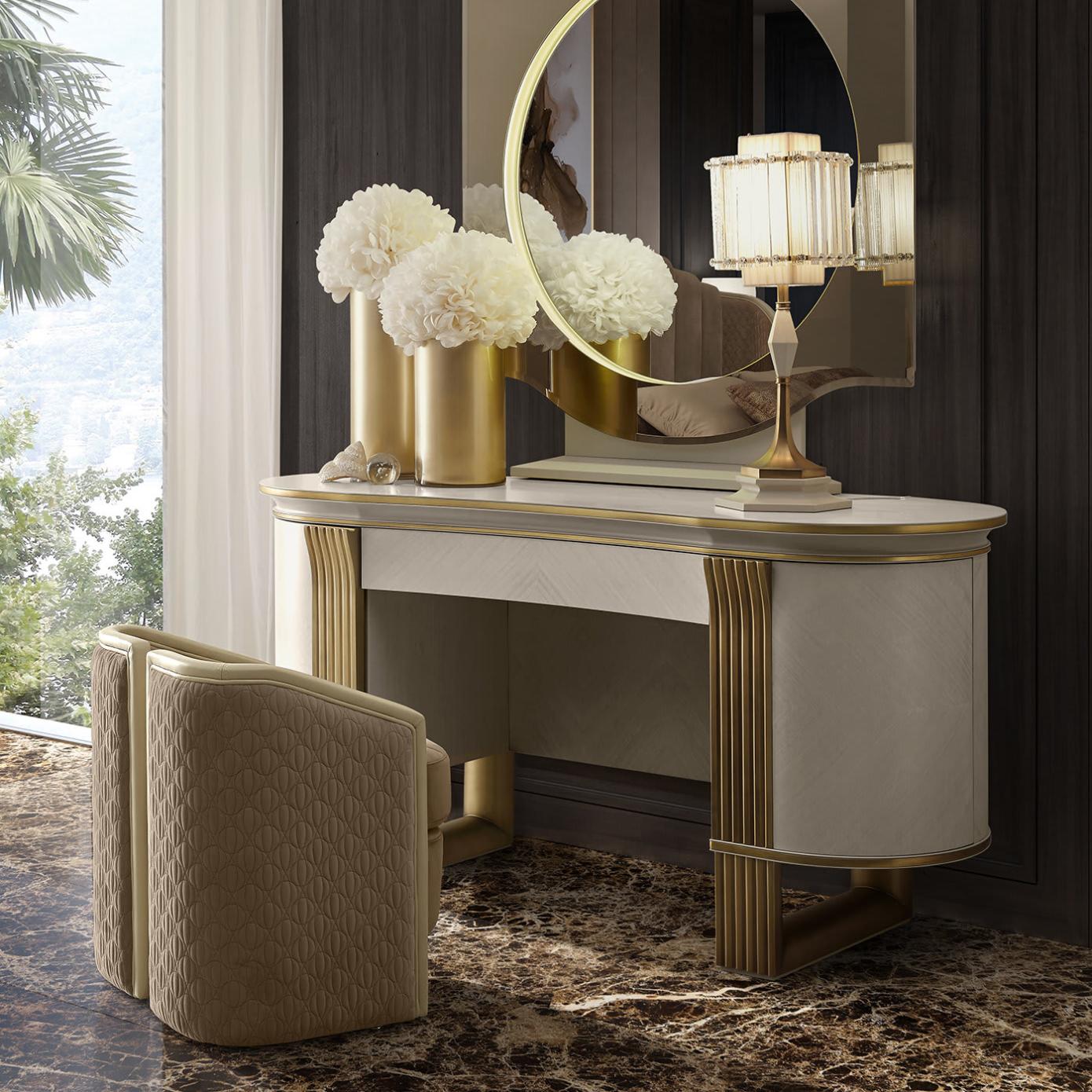 Oliver Vanity Table | Configuration: With Mirror