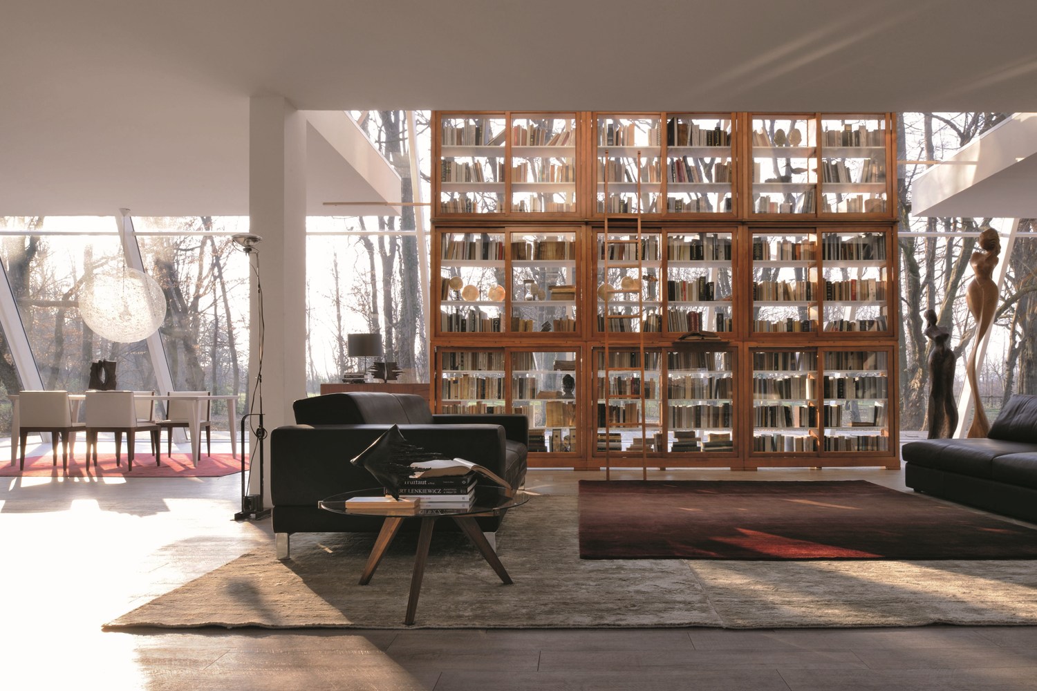 Biedermeier Handcrafted Bookcase