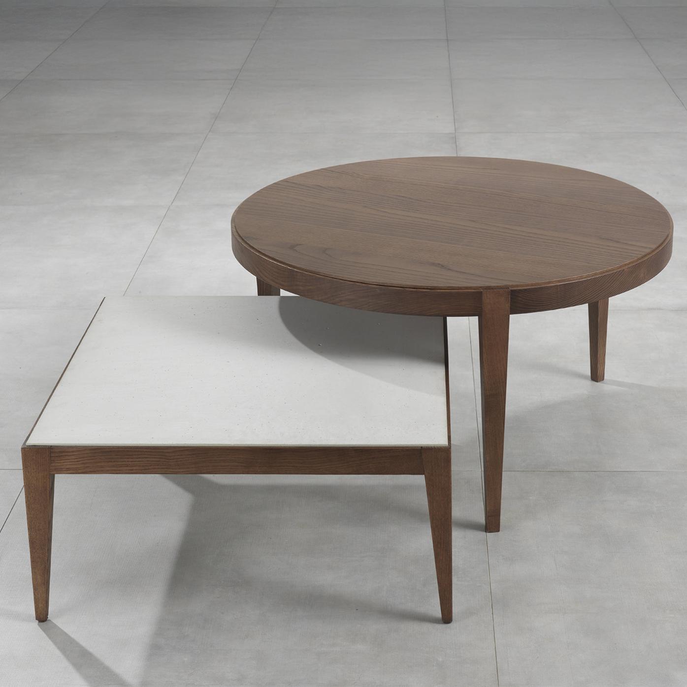 Dominique Round Crafted Coffee Table