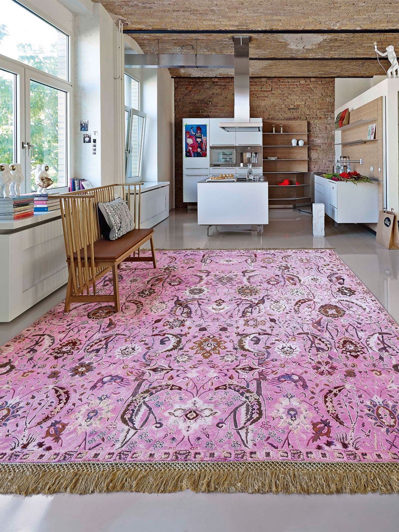 Kerman Pink Rug