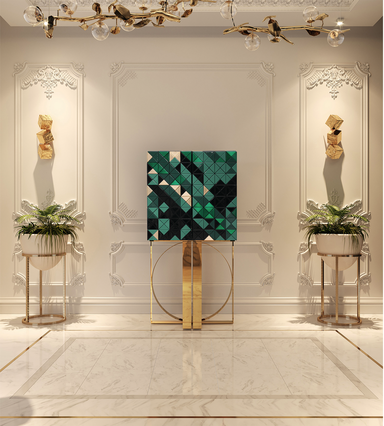 Mosaic Cabinet