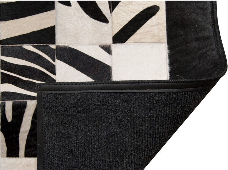 Mosaic Zebra Cowhide Rug | Size: 250 × 280 cm