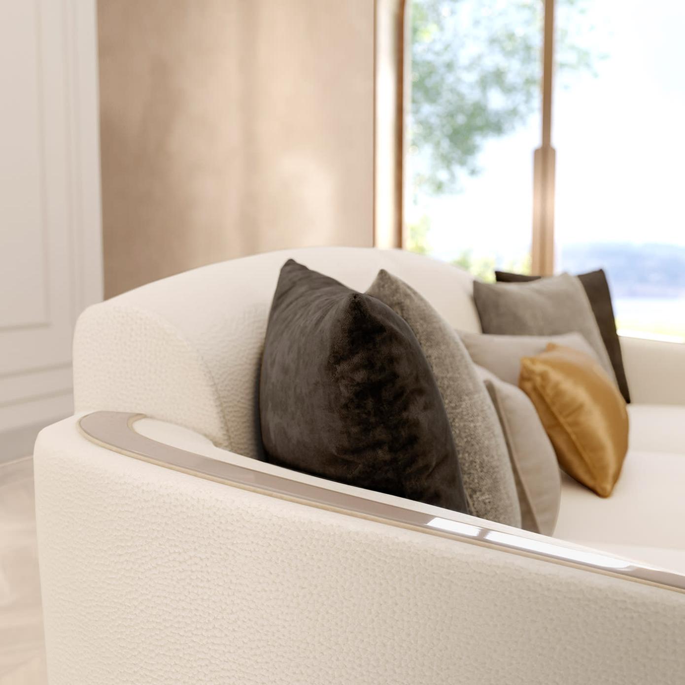 Elegance Beige 3-Seat Sofa | Configuration: Without Cushions