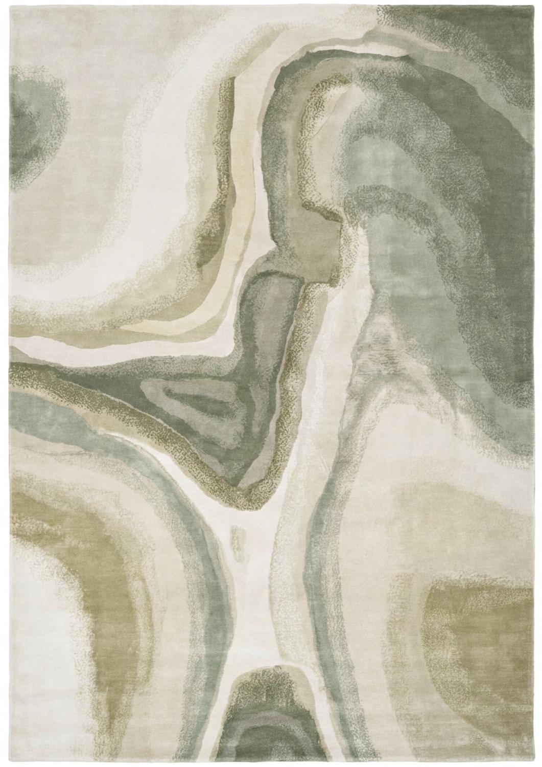 Olive Marble Handmade Rug