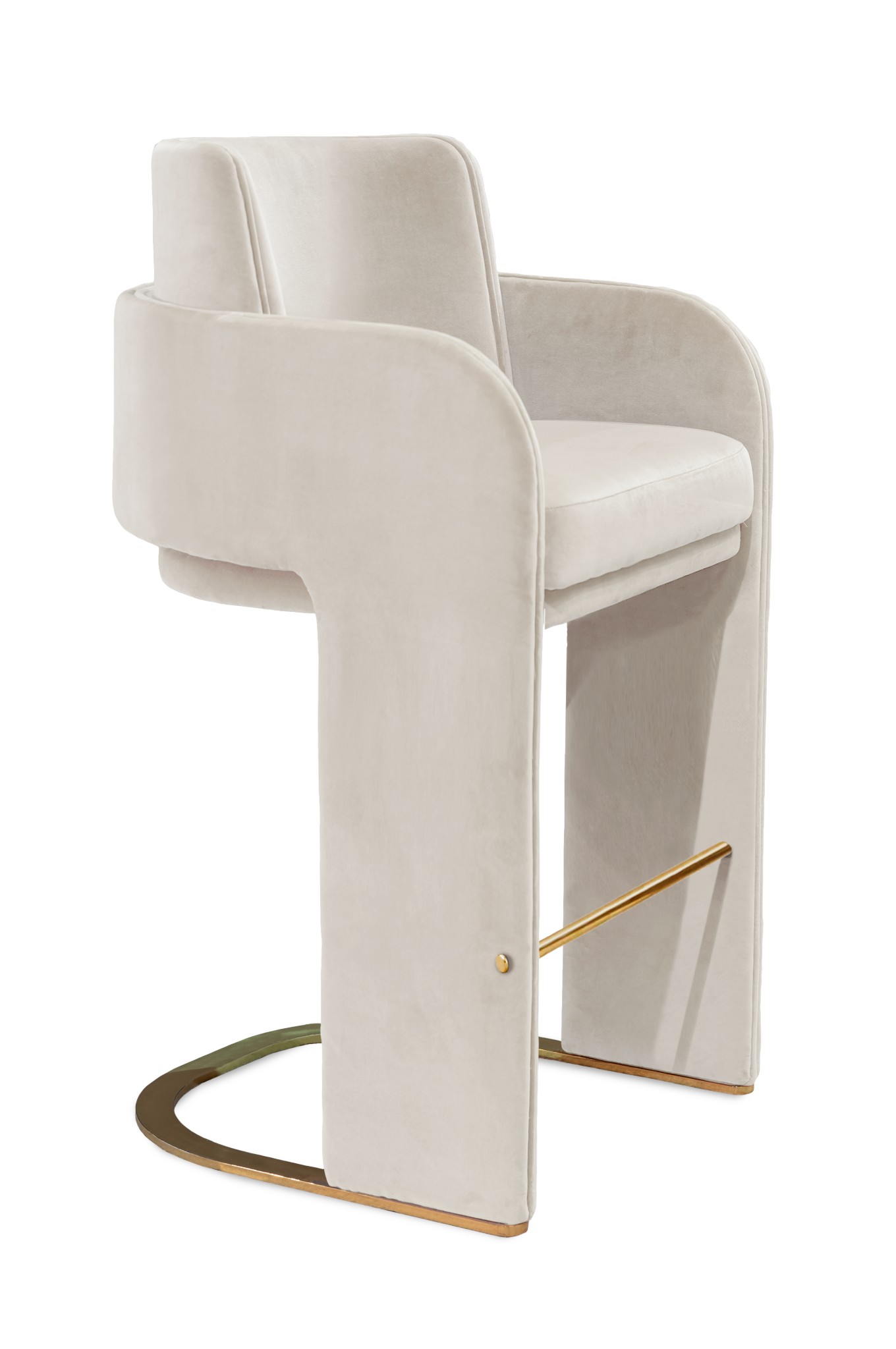 Odisseia White Bar Stool