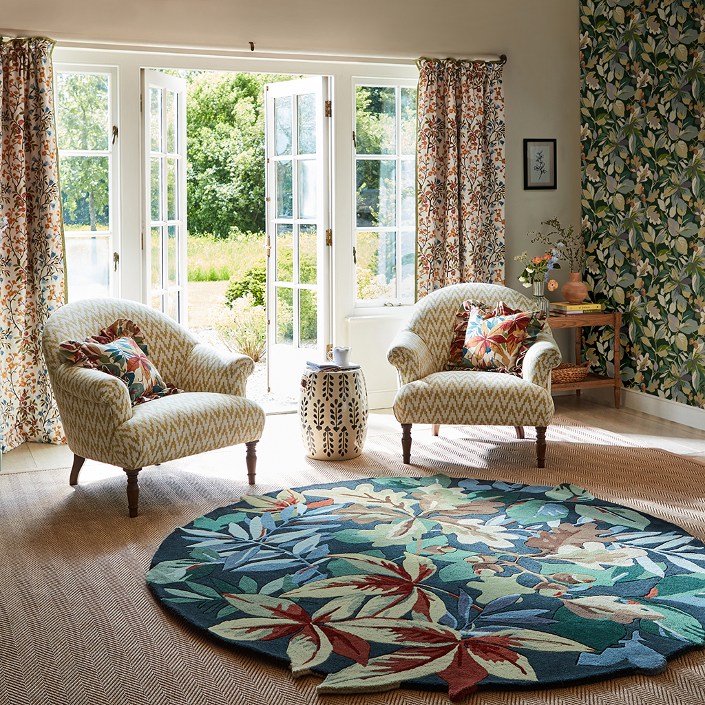 Robin's Wood Forest Rug | Size: Ø 150 cm