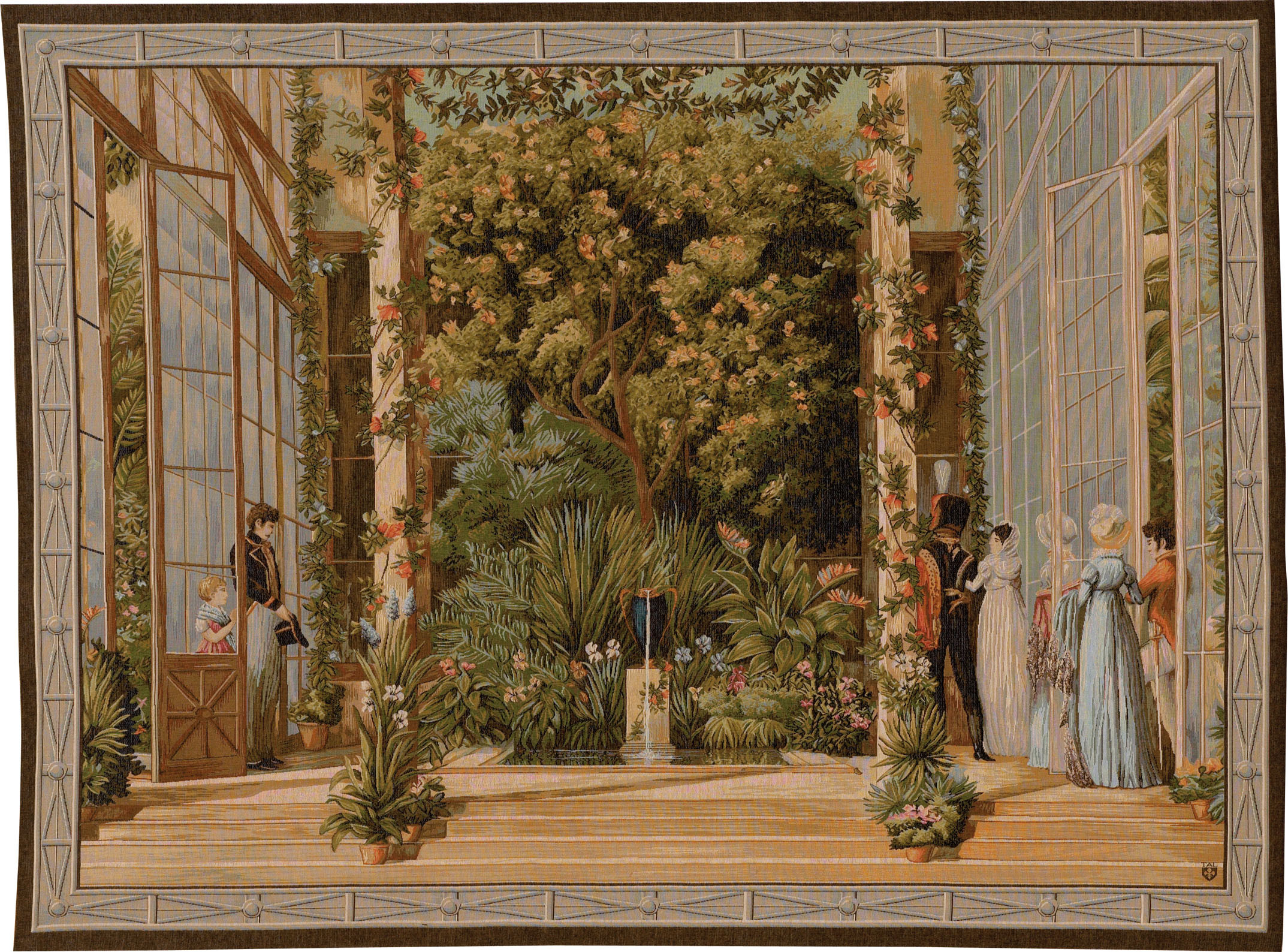 سجادة جدارية «البيت الزجاجي الكبير» | المقاس: 150 × 200 cm