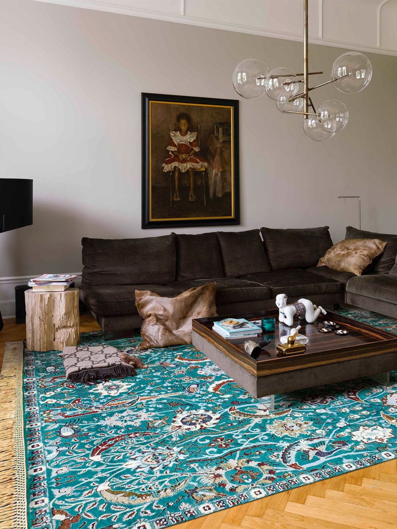 Kerman Green Rug