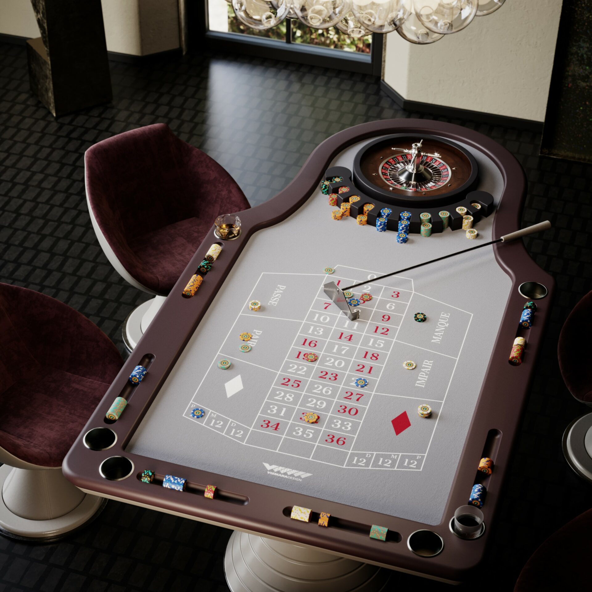 Italian Roulette Table