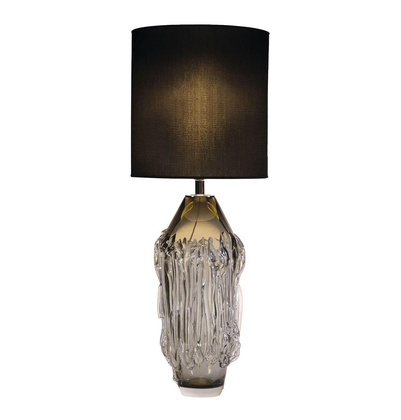 Mouth-Blown Murano Glass Table Lamp