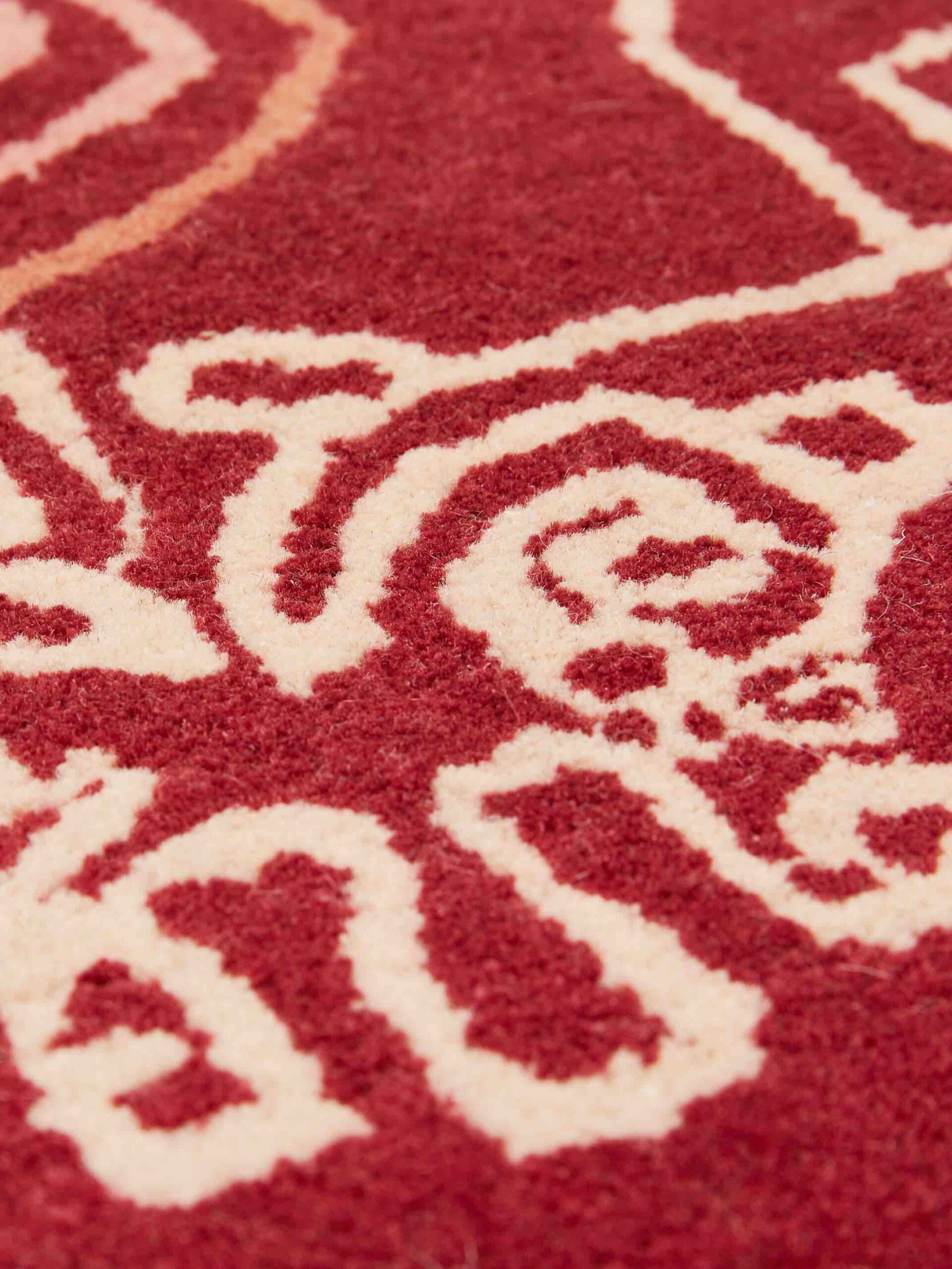 One-Stroke Red Rug