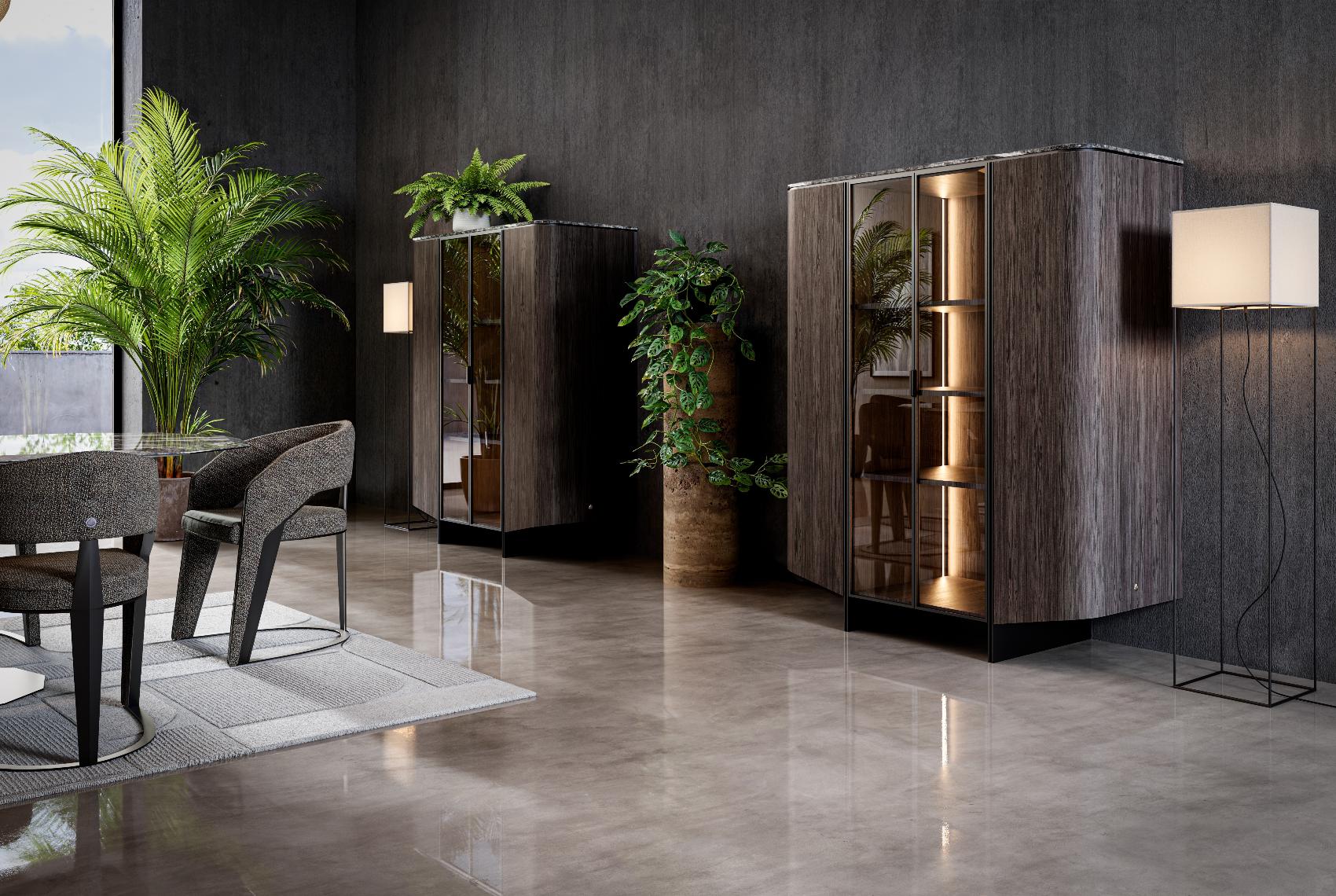 Marte Display Cabinet Italian Design