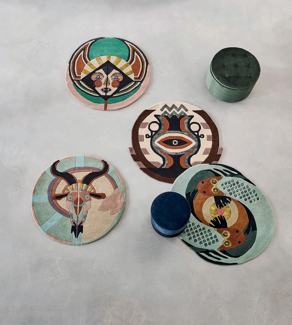 Zodiac Pisces Rug | Size: Ø 100 cm