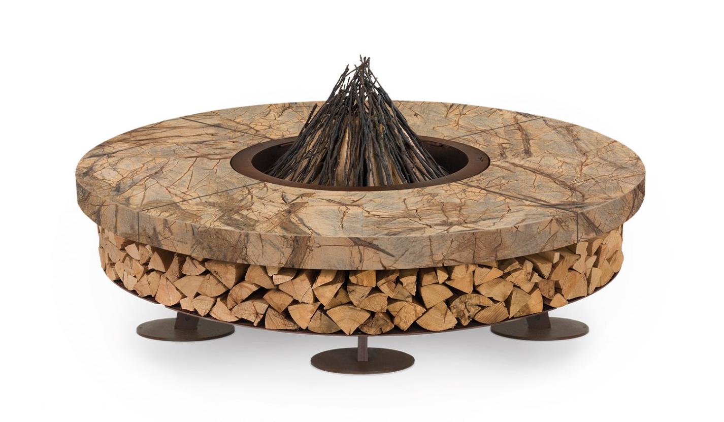 Grand Marble Artisan Fire Pit