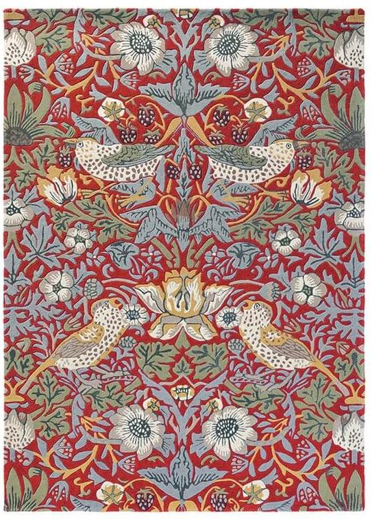 Strawberry Thief Rug | Size: 170 × 240 cm