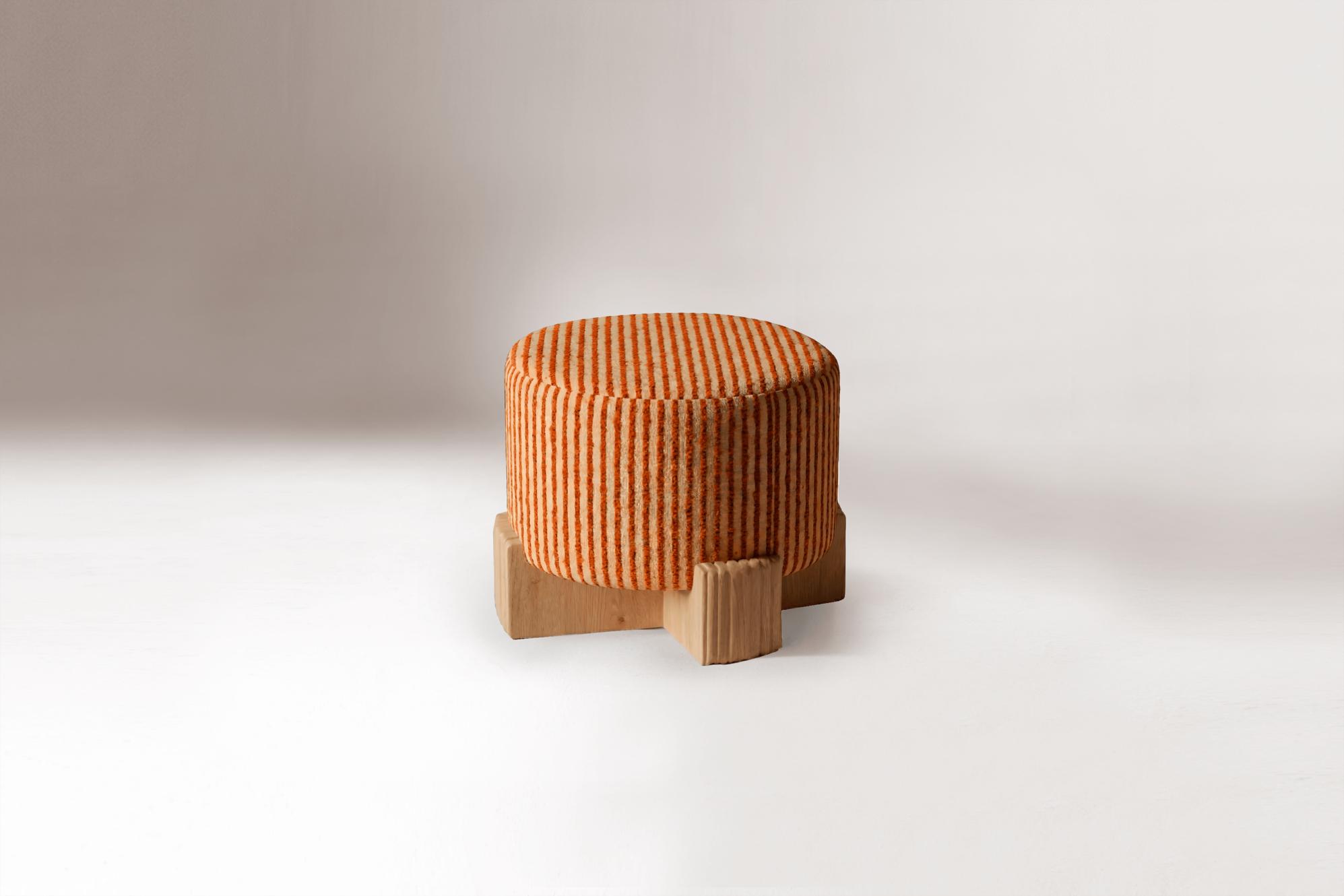 Twin Crafted Pouf