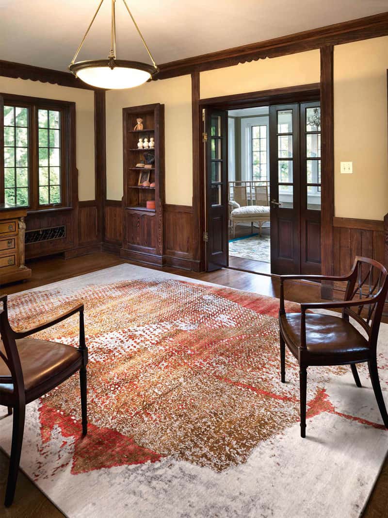 Gold Coral Rug | Size: 365 × 457 cm