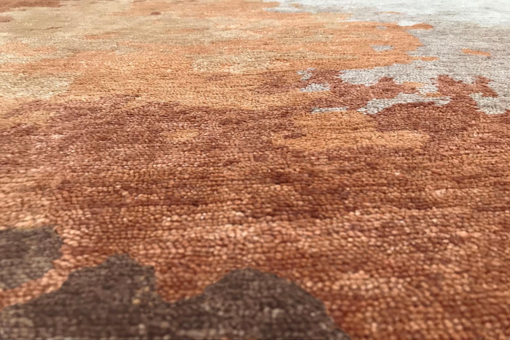 Granitee Tawny Leather Rug | Size: 300 × 400 cm