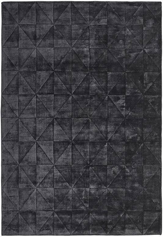 Triangles Anthracite Rug | Size: 200 × 300 cm
