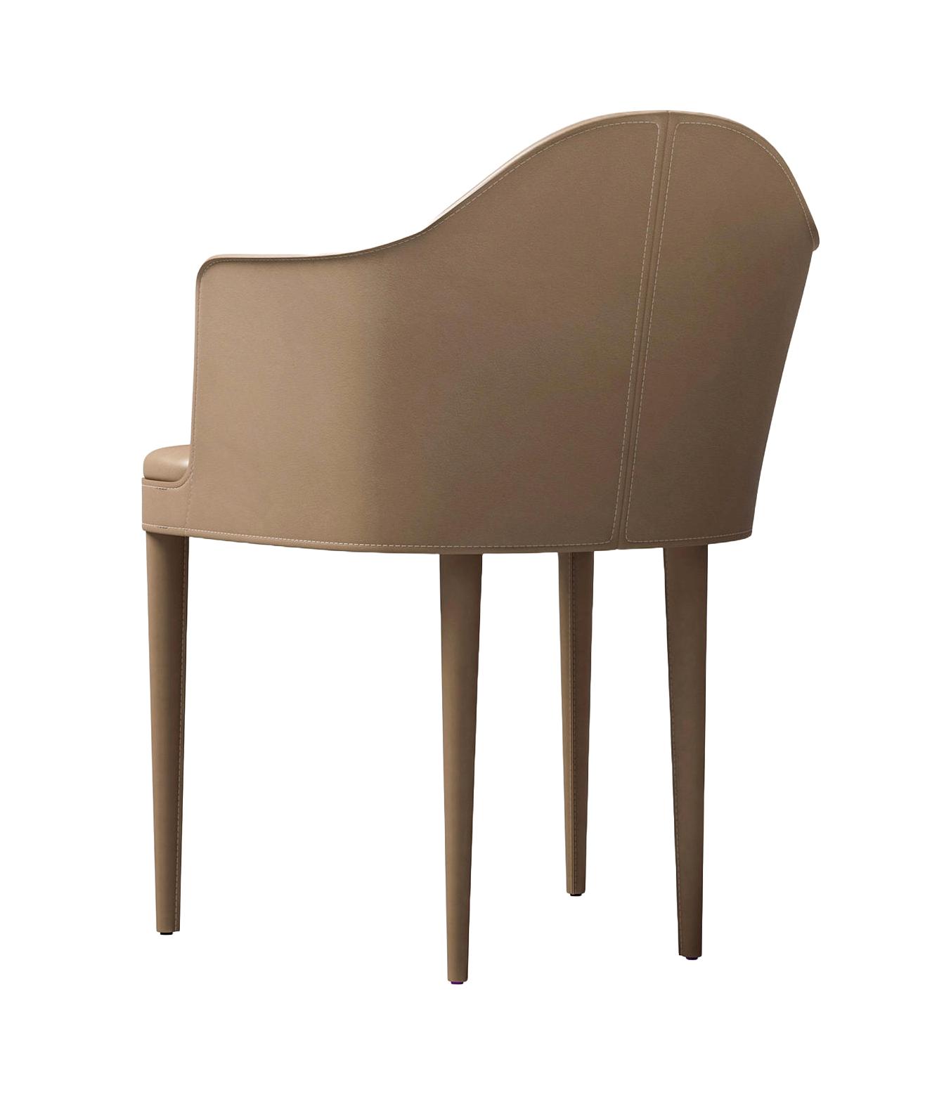 Leather Armrests Chair