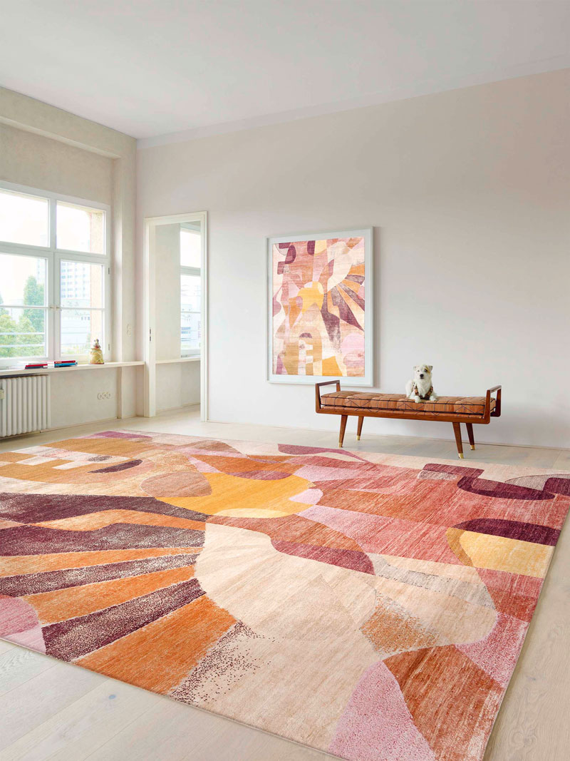 Red Sunset Rug