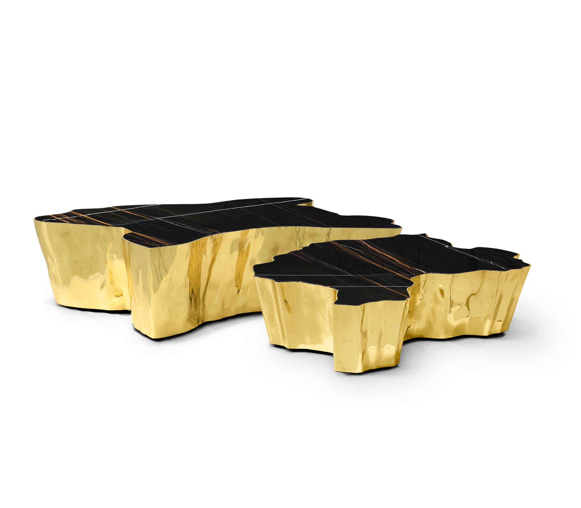 طاولة قهوة «برادايس» | الأبعاد: W 138 × D 95 × H 36 cm